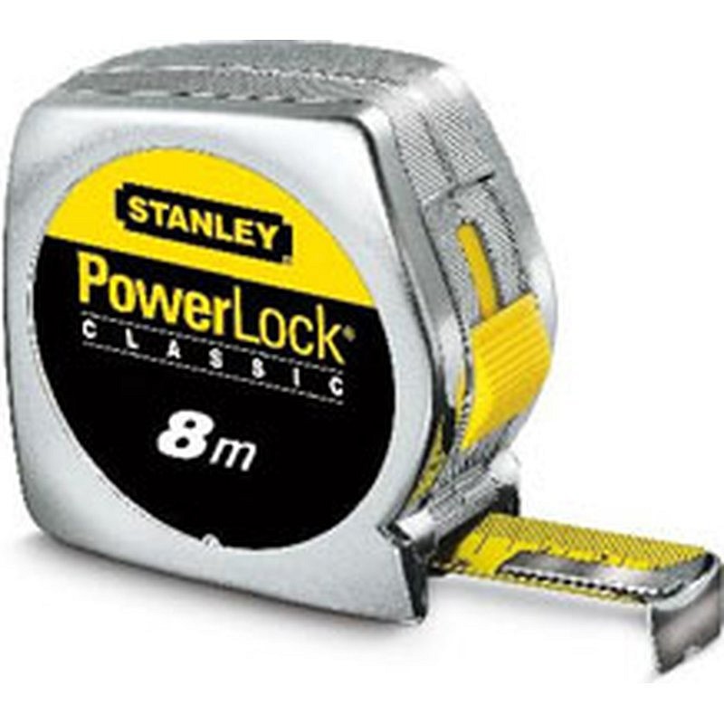 FLEXOMETRO ABS POWERLOCK 8MTX25MM STANLEY 0-33-198