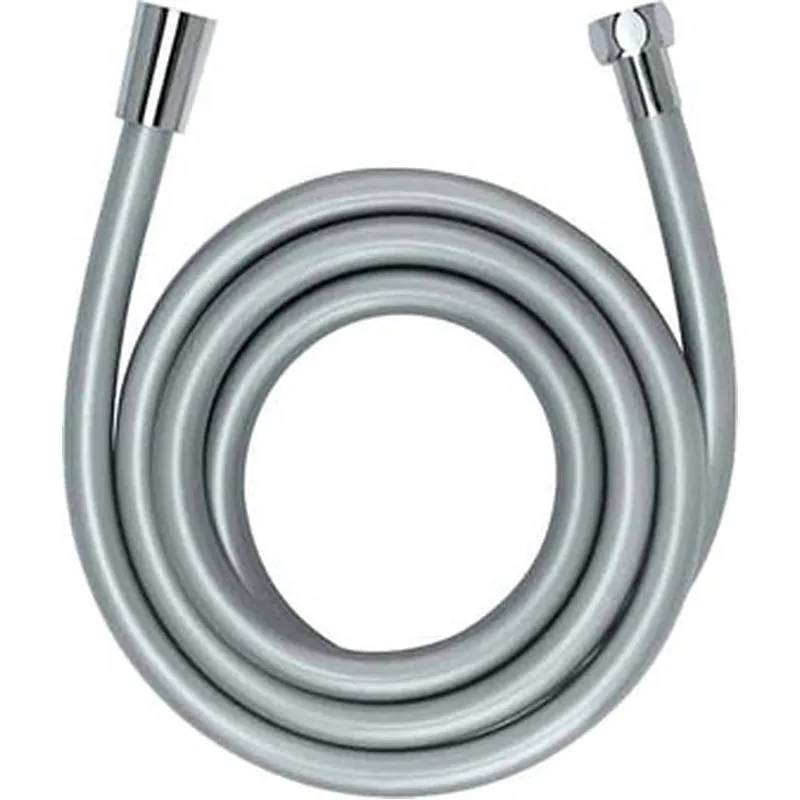 FLEXO DUCHA PVC GRIS DESIGN PLATA MATE 1,75 CM WENKO 24005100