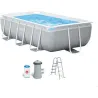 PISCINA RECTANGULAR PRISM FRAME CON BOMBA Y ESCALERA 300X175X80CM 55210