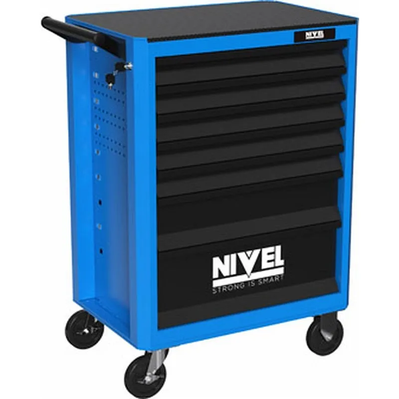 Compra CARRO HERRAMIENTAS METALICO 7 CAJONES 130 PIEZAS VASOS, PUNTAS Y HERRAMIENTAS NIVEL M1RP7B al mejor precio