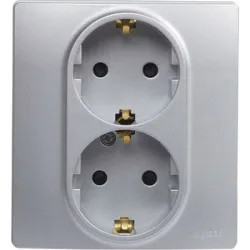 BASE ENCHUFE DOBLE 2P+T...