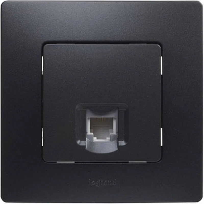 Compra TOMA TELEFONO NEGRA SERIE NILOE LEGRAND 396493 al mejor precio