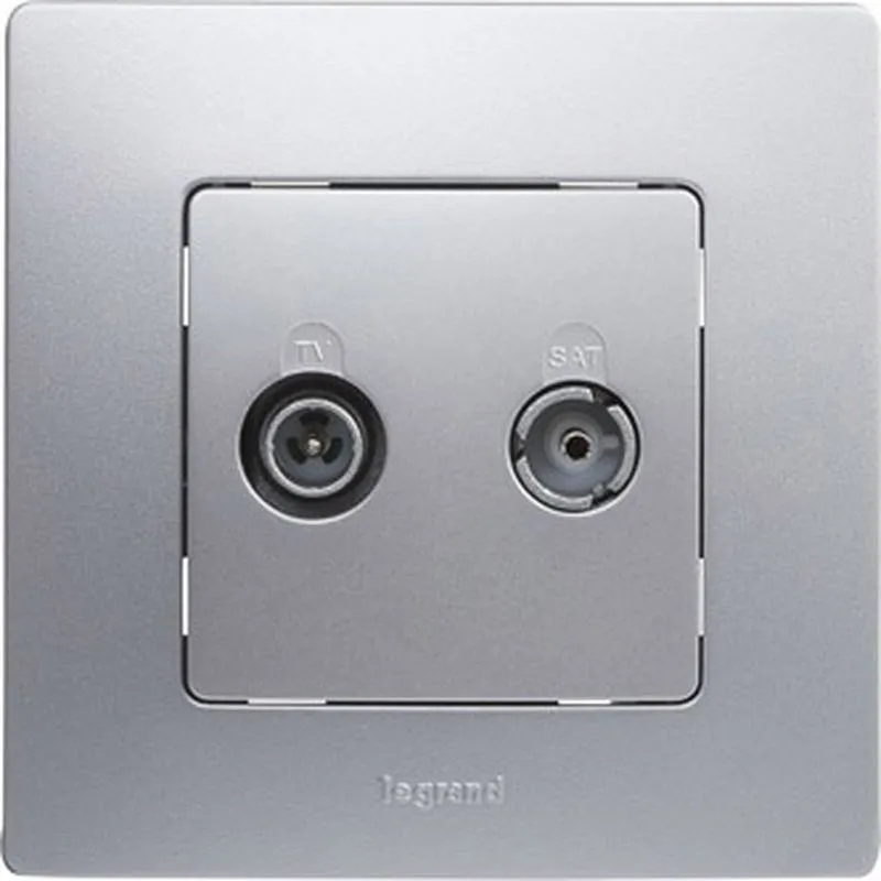 Compra TOMA DE TELEVISION FINAL PLATA SERIE NILOE LEGRAND 396487 al mejor precio