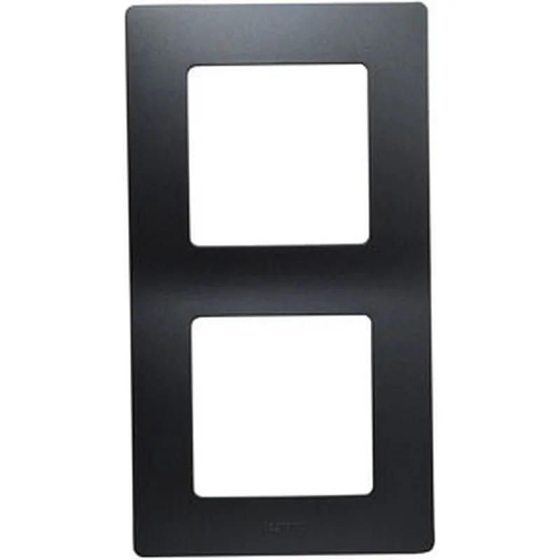 Compra MARCO 2 ELEMENTOS NEGRO SERIE NILOE LEGRAND 396416 al mejor precio