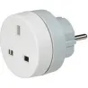 Compra ADAPTADOR ENCHUFE VIAJE 2P+T BLANCO BRITANICO/EUROPA LEGRAND 050383E al mejor precio