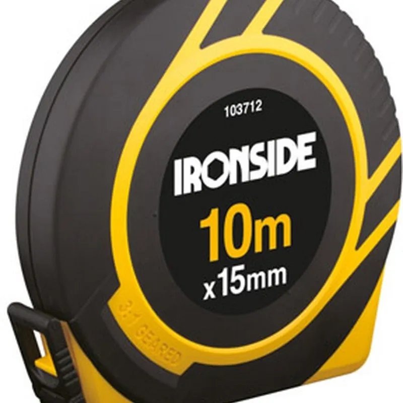 Compra CINTA METRICA FIBRA DE VIDRIO 10 M X 15 MM IRONSIDE 103712 al mejor precio