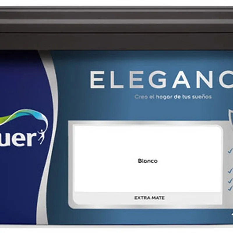 Compra PINTURA PLASTICA INTERIOR MONOCAPA ELEGANCE MATE 4 L NEUTROS ATEMPORALES BLANCO BRUGUER 5924136 al mejor precio