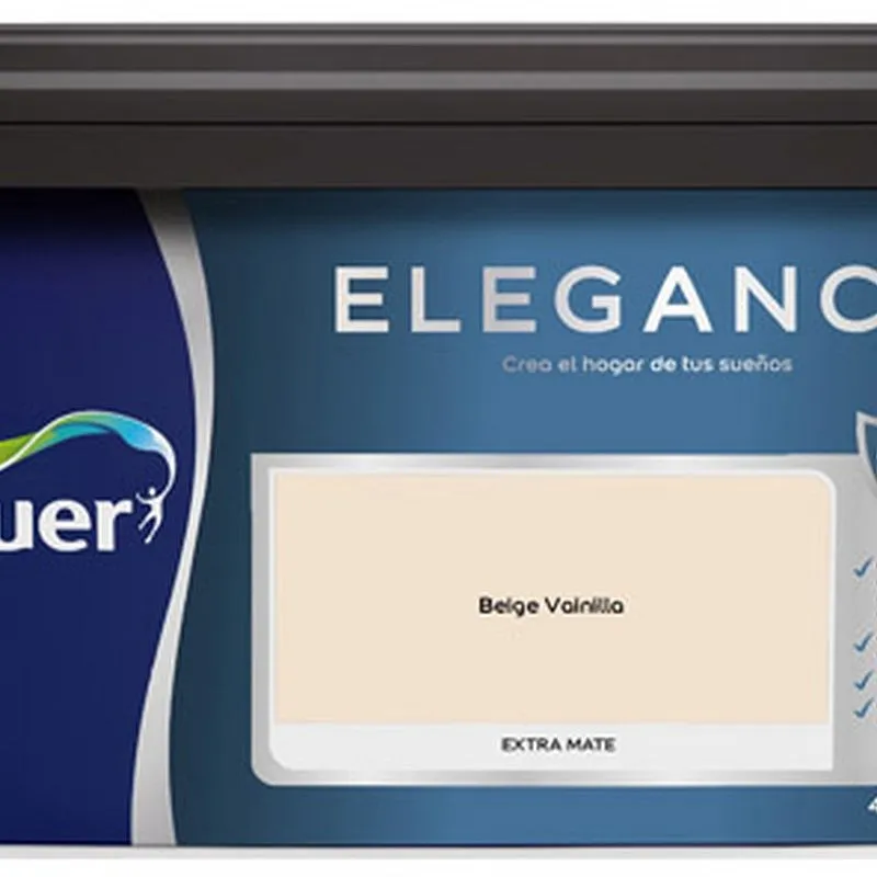 Compra PINTURA PLASTICA INTERIOR MONOCAPA ELEGANCE MATE 4 L NEUTROS ATEMPORALES MARRON BEIGE BRUGUER 5924138 al mejor precio