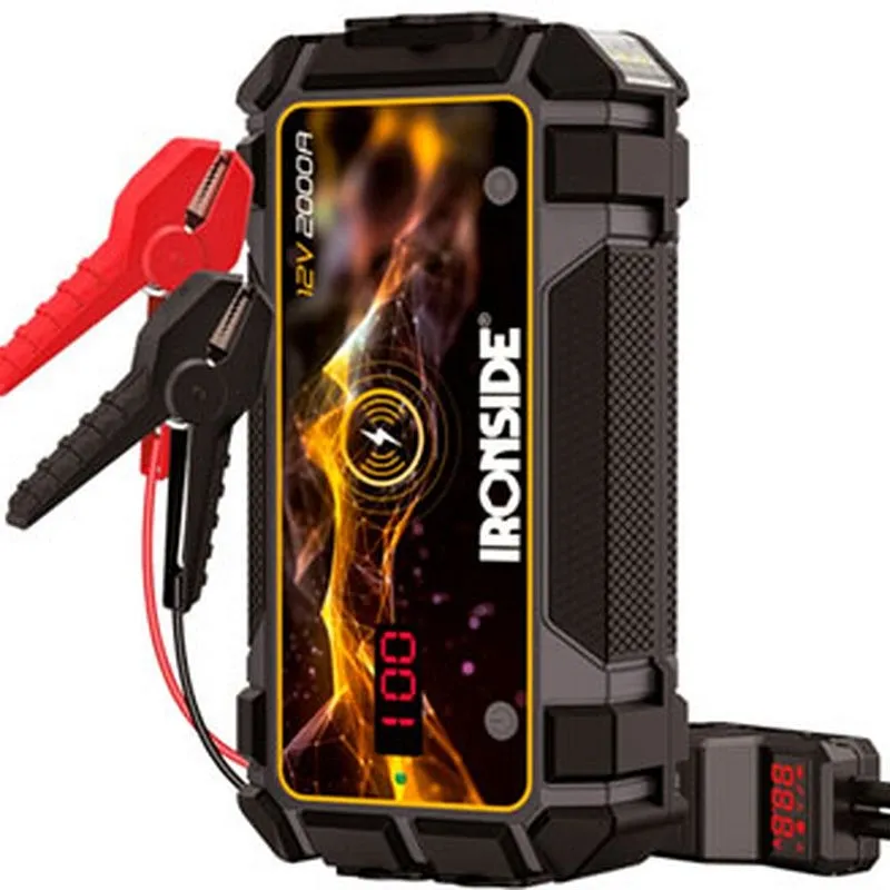Compra ARRANCADOR BATERIA COCHE JUMP STARTER POWER BANK 12000MAH IRONSIDE 103519 al mejor precio