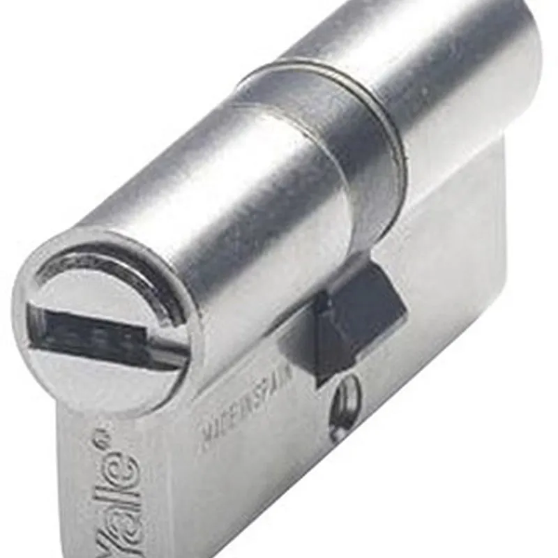 Compra CILINDRO YL6 LEVA CORTA DOBLE EMBRAGUE 30-30 NIQUEL 5 LLAVES YALE YL63030HNLCDE al mejor precio