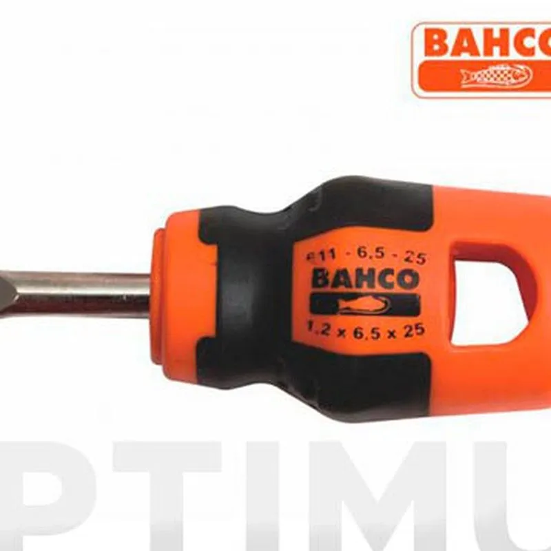 Compra Destornillador serie 600 extracorto boca plana 6,5 x 25 BAHCO 611-6.5-25 al mejor precio