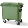 Compra CONTENEDOR BASURA CON RUEDAS Y TAPA W-WEBER 800L-VERDE W-WEBER 04013-5 al mejor precio
