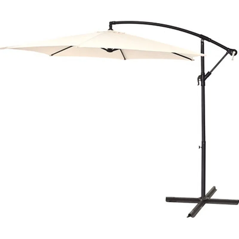 Compra PARASOL ALUMINIO EXCENTRICO BEIGE 3 M IMPORT 500502 al mejor precio