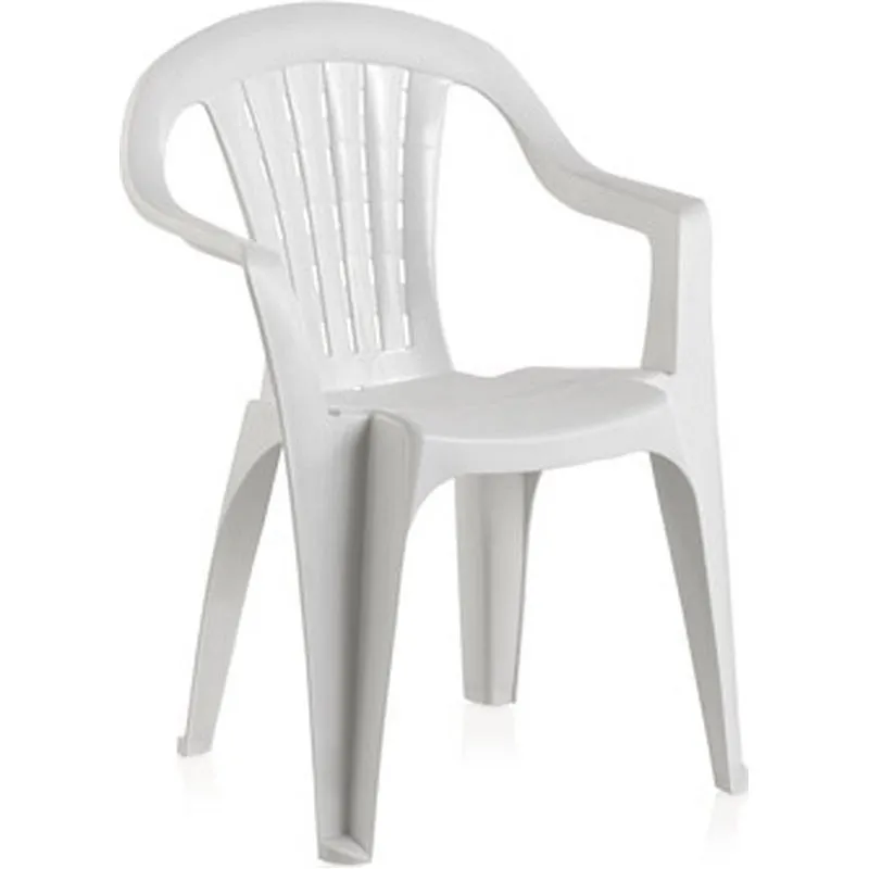 Compra SILLA MONOBLOCK RESPALDO BAJO BLANCO 42659 al mejor precio