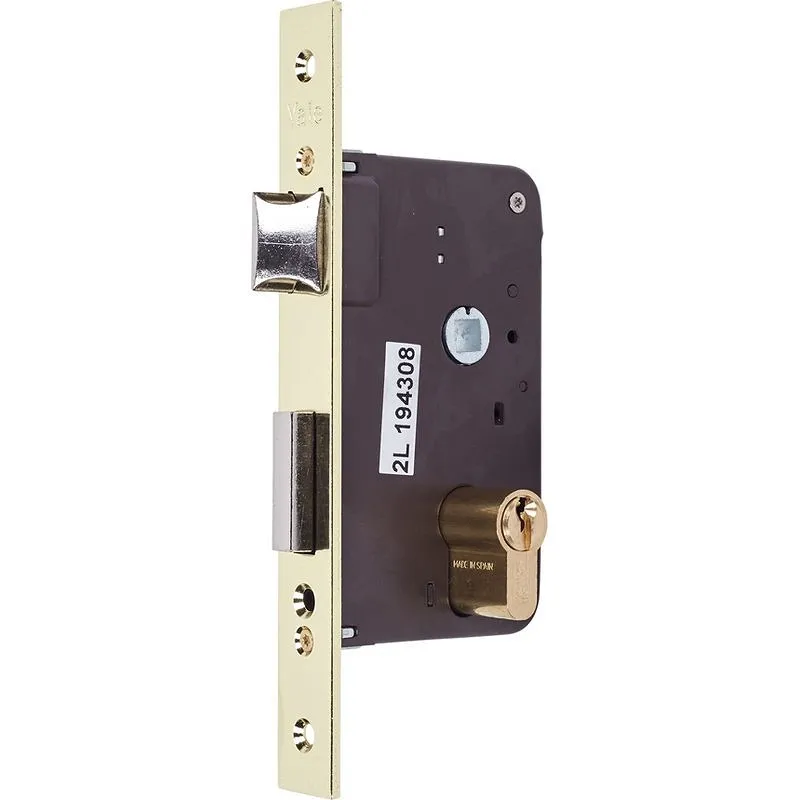 Compra CERRADURA 600-70 ENTRADA 45MM CILINDRO 30/30MM H.LATONADO YALE 60070453030HL2 al mejor precio