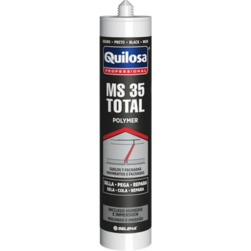 Compra ADHESIVO SELLADOR MS 35 TOTAL 300 ML NEGRO QUILOSA 10043797 al mejor precio