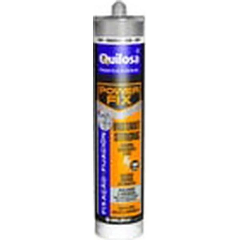 Compra ADHESIVO MONTAJE POWER FIX INSTANT STRONG 290 ML GRIS QUILOSA 10041641 al mejor precio