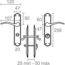 MANILLA CONDENA JUEGO 47MM...