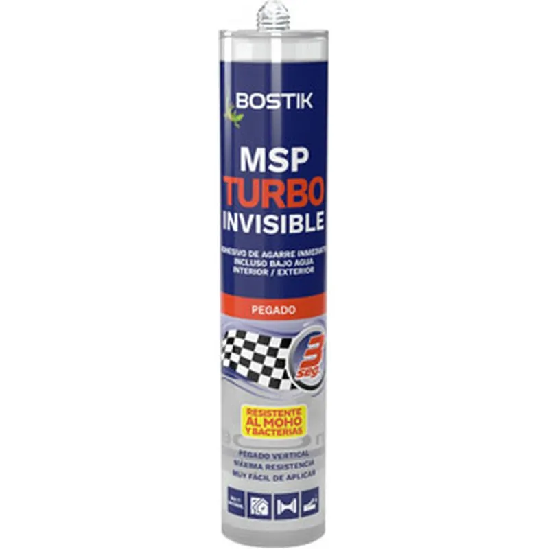 Compra ADHESIVO MONTAJE MSP TURBO 290 ML INVISIBLE BOSTIK 3062967 al mejor precio