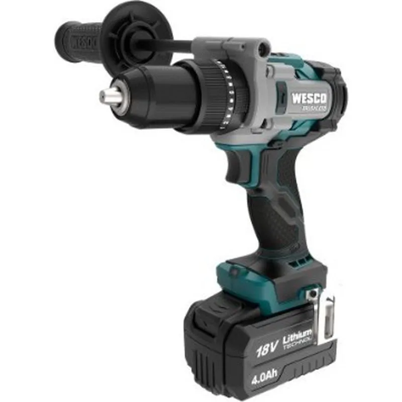 Compra TALADRO PERCUTOR A BATERIA 140NM BATERIA 4.0AH + CARGADOR WESCO WS2417K al mejor precio