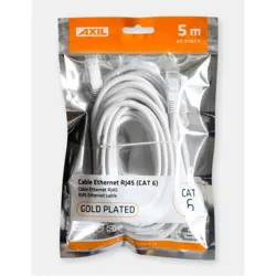 Compra CABLE ETHERNET CAT6 CU RJ45-RJ45 BLANCO 5M AXIL AV 0182C al mejor precio