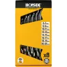 Compra JUEGO LLAVES BOCA DOBLE 8 PIEZAS DE 6X7 A 20X22MM IRONSIDE 103734 al mejor precio