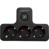 Compra LADRON UNO A TRES CON INTERRUPTOR NEGRO 16A 250V IP20 ARTECONFORT LADRON1/3CONINTNG al mejor precio