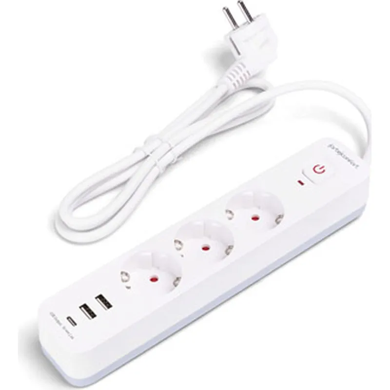 Compra BASE MULTIPLE CON INTERRUPTOR BLANCO 3TOMAS 1,5MT 2USB ARTECONFORT REGLETA1/3USB+C CONI al mejor precio