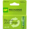 Compra PILA RECARGABLE RECHARGE 4 UNID LR6 AA 1300 MAH GENERAL DE PILAS 130AAHCRECH-B4 GP al mejor precio