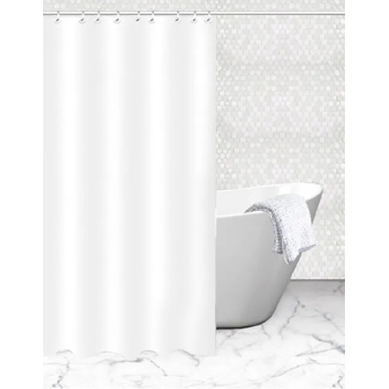 Compra CORTINA BAÑO POLIESTER NIEVE 200 X 180 CM EPID 552301200180 al mejor precio