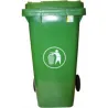 Compra CONTENEDOR BASURA CON RUEDAS Y TAPA VERDE-120 LT NATUUR NT125867 al mejor precio