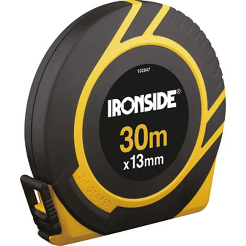 Compra CINTA METRICA FIBRA DE VIDRIO 30 M X 15 MM IRONSIDE 102844 al mejor precio