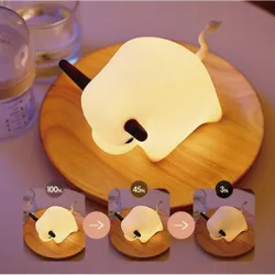 Compra LAMPARA PORTATIL INFANTIL LED HARRY 3W 3000K TACTIL CON FORMA DE TORO CRISTALRECORD 04-006-03-100 al mejor precio