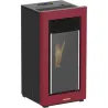Compra ESTUFA PELLET KALDESIA 11 KW ROJA NON 105274D4 al mejor precio