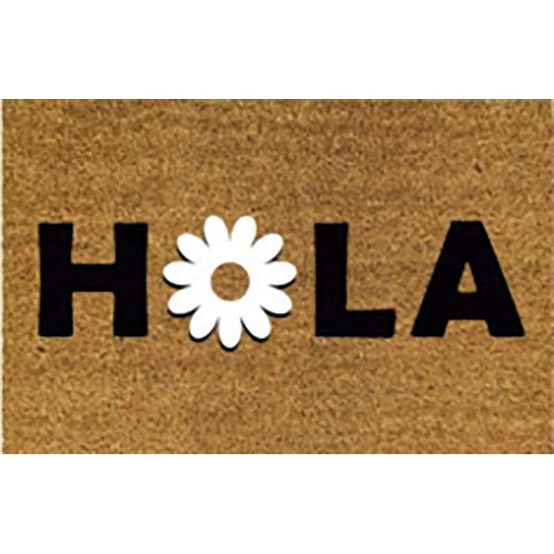 Compra FELPUDO COCO HOLA MARGARITA 40 X 70 CM DINTEX 50065 al mejor precio