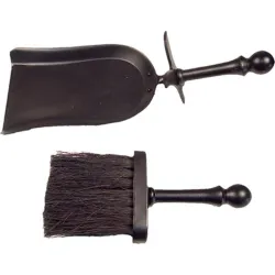 JUEGO CHIMENEA ESCOBILLA Y...