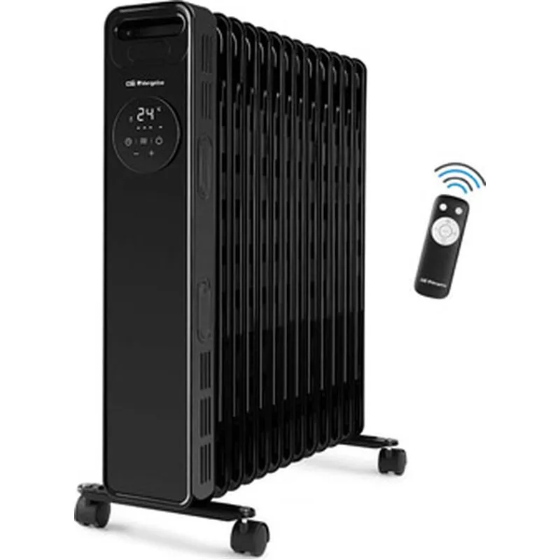 Compra RADIADOR ACEITE DIGITAL 13 ELEMENTOS NEGRO 2500 W ORBEGOZO RAD 2510 al mejor precio