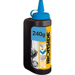 Compra TIRALINEAS + AZULETE POLVO AZUL 240GR 30M IRONSIDE 103713 al mejor precio