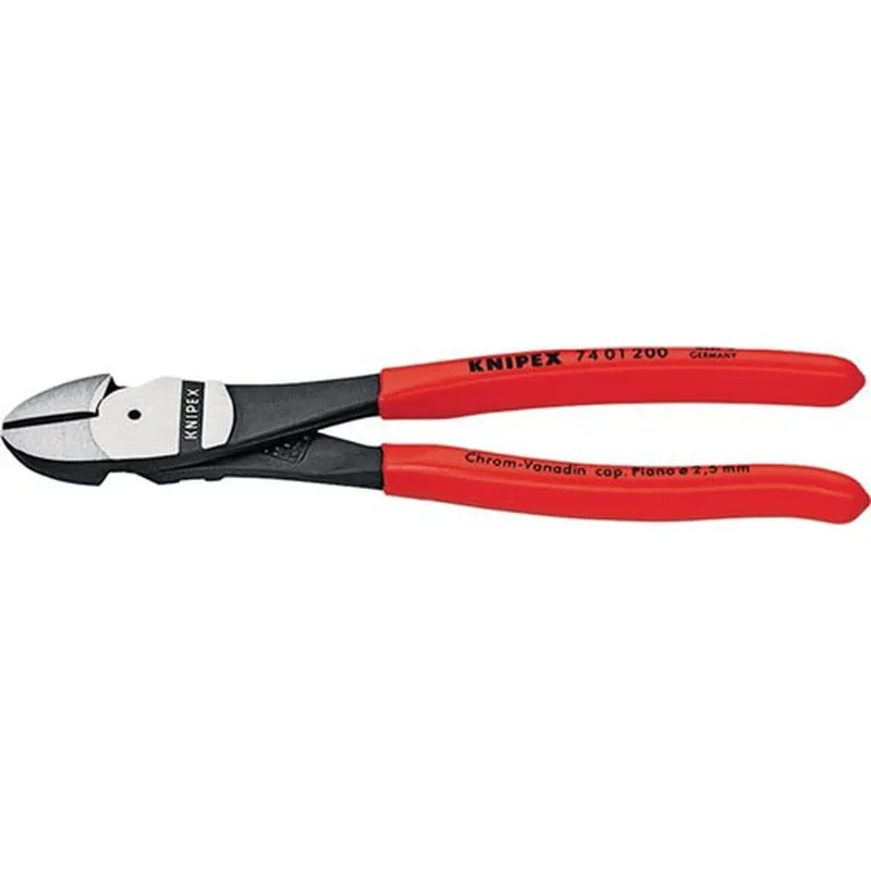 Compra ALICATE CORTE DIAG EXTRAFUER 250 MM NEGRO M/PLAS 74 01 250 KNIPEX 74 01 250 al mejor precio