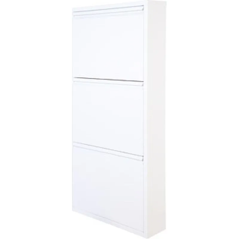 Compra ZAPATERO METALICO DUNNE 3 MODULOS 103CM BLANCO X761.20/BL al mejor precio