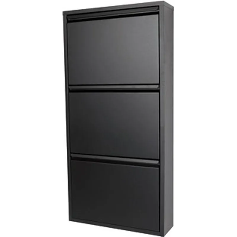 Compra ZAPATERO METALICO DUNNE 3 MODULOS 103CM NEGRO X761.20/NE al mejor precio