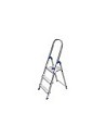 Compra Escalera aluminio peldaño ancho 3 peldaños KYLATE NOR059 al mejor precio
