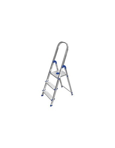 Compra Escalera aluminio peldaño ancho 4 peldaños KYLATE NOR060 al mejor precio