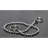 Compra CADENA BAÑO BOLAS CON 2 ANILLAS 25 UDS 45 CM 4 MM COLOR PLATA COLUADIS CM04540LC al mejor precio