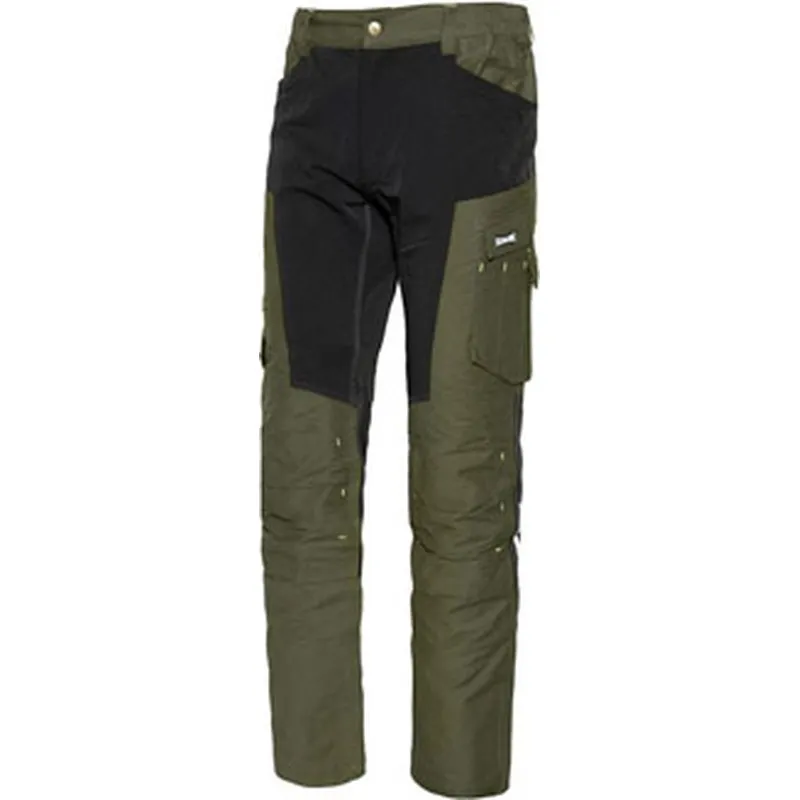 Compra PANTALON ALGODON / NILON 230 GR FLEXARD VERDE / NEGRO TALLA M ISSALINE 8022B-027-M al mejor precio