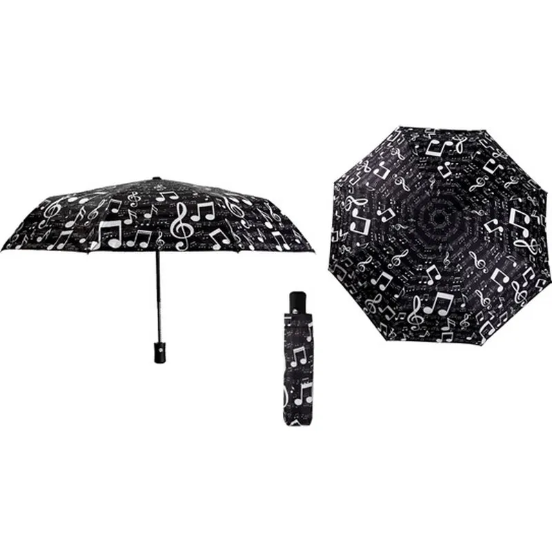 Compra PARAGUAS PLEGABLE AUTOMATICO MUSICA XL2039A al mejor precio