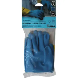 GUANTE NEOPRENO Y LATEX BICOLOR CONQUEROR II TALLA 6 JUBA 322/6
