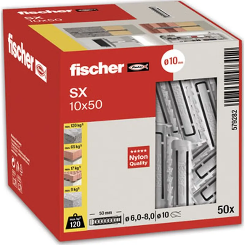 Compra TACO SX 10X50 50UDS FISCHER 579282 al mejor precio