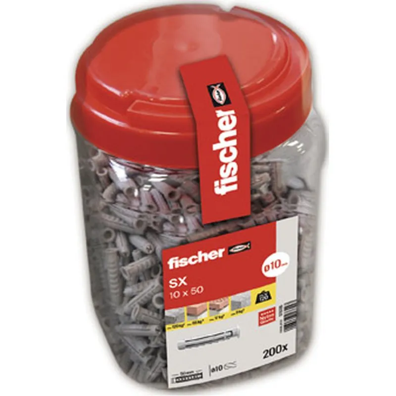 Compra TACO SX BIGBOX 10X50 200UDS FISCHER 579285 al mejor precio