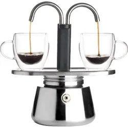 CAFETERA MINI EXPRES INOX 2...